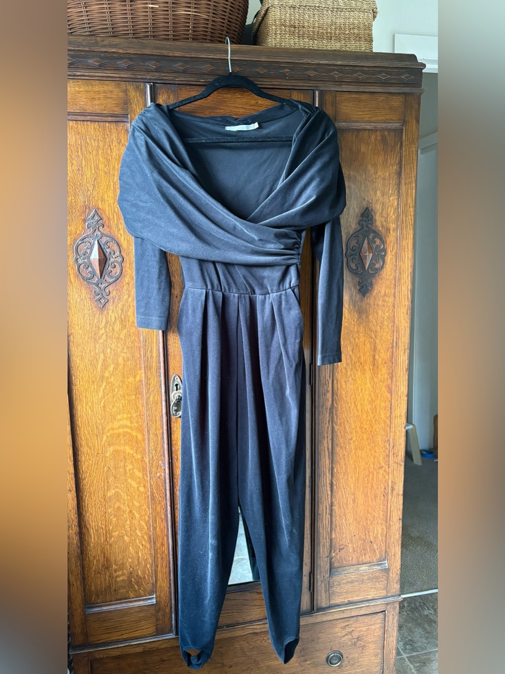 Velvet jumpsuit